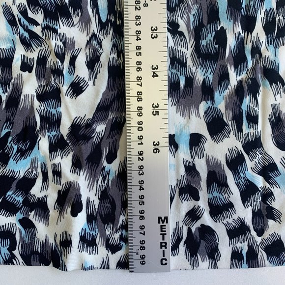 HUGO BOSS Vintage Tortoise Art Large Basic Shift Casual Women Mini Dress Leopard - Picture 9 of 12